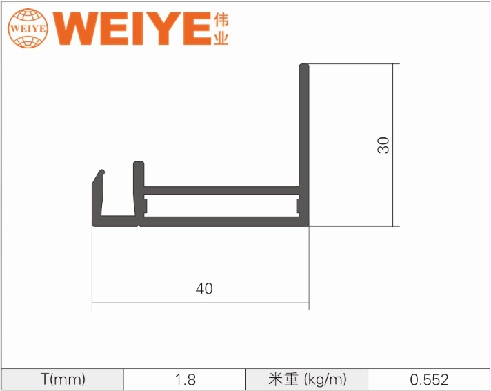 Aluminum Solar Panel System Frame Profile