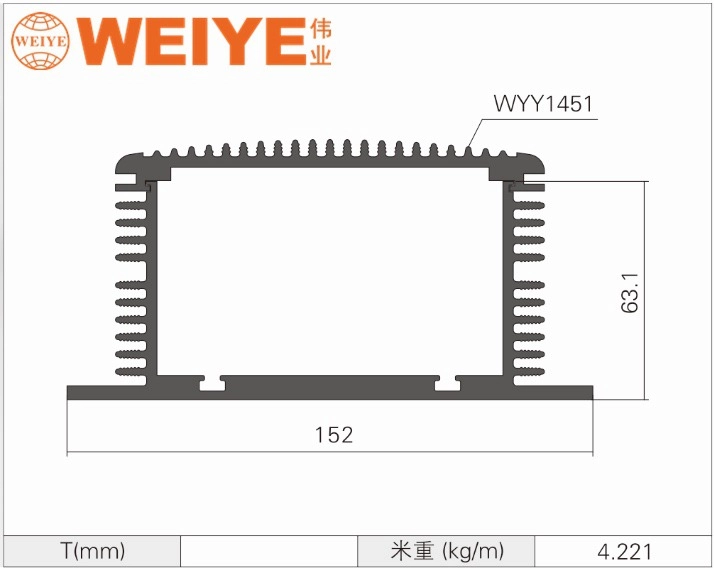 Aluminum Extrusion Motor Body